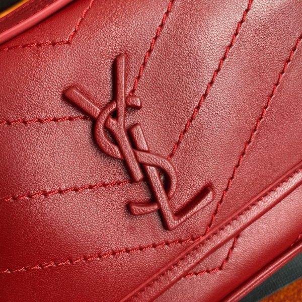 Réplique Sac Saint Laurent Niki Baby à Chaîne en Rouge – Image 2