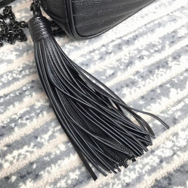 Réplique Sac Saint Laurent Lou Mini en Noir – Image 4