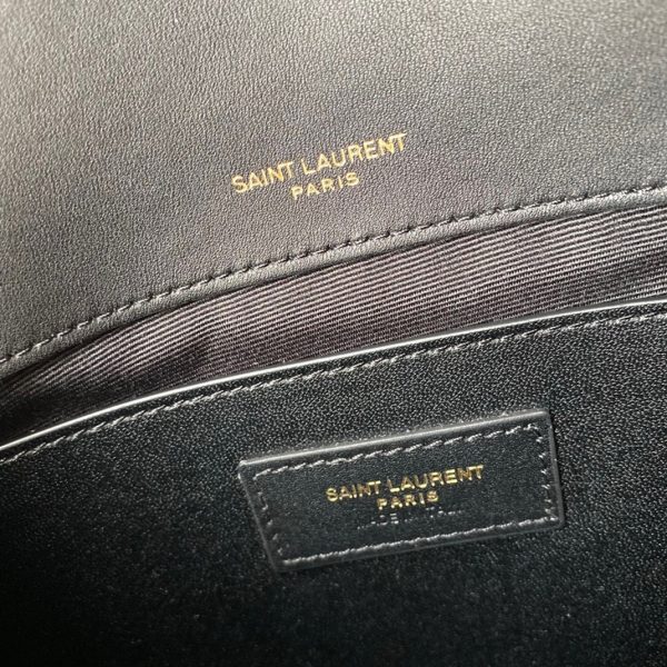 Contrefaçon Sac Saint Laurent Niki Baby à Chaîne en Noir – Image 5