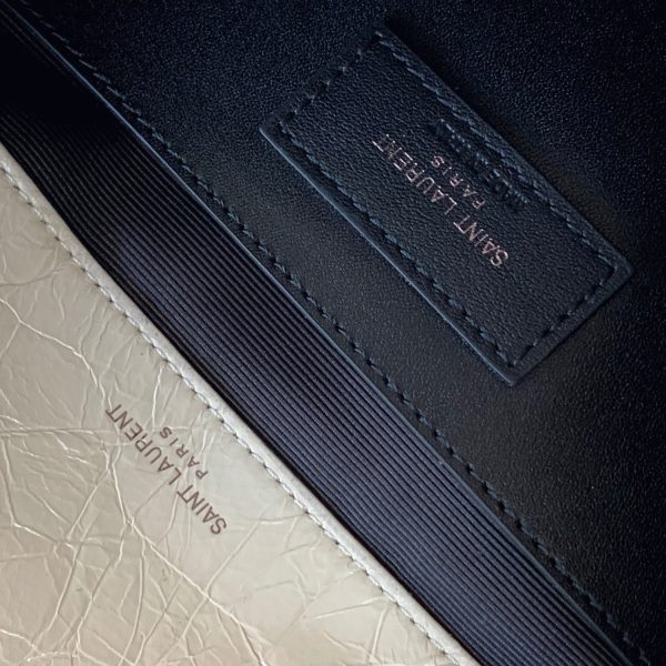 Imitation Sac Saint Laurent Niki Baby à Chaîne en Blanc – Image 9