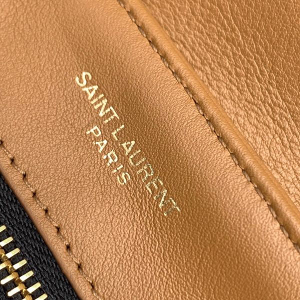 Contrefaçon Sac Saint Laurent LouLou Toy avec Bandoulière en Marron – Image 8