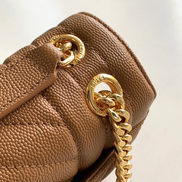 Réplique Sac Saint Laurent Envelope Medium en Marron – Image 8