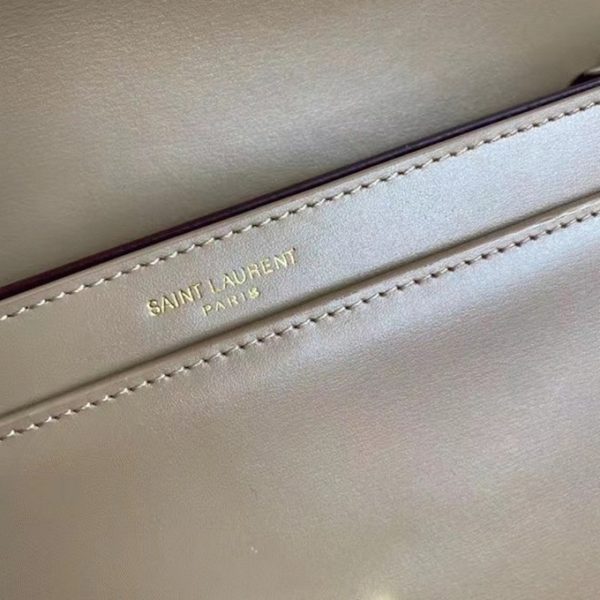 Réplique Sac Saint Laurent Cassandra Medium à Chaîne en Beige – Image 10