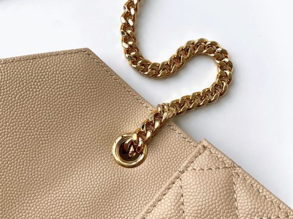 Réplique Sac Saint Laurent Envelope Small en Beige – Image 6