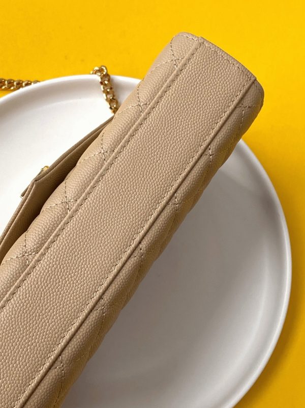 Réplique Sac Saint Laurent Envelope Small en Beige – Image 3