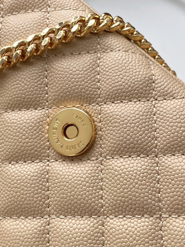 Réplique Sac Saint Laurent Envelope Small en Beige – Image 2