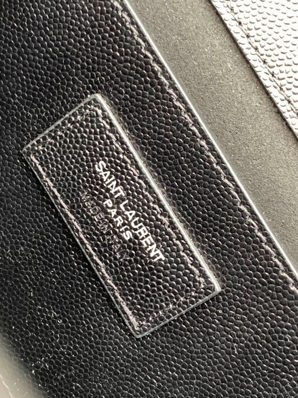Fausse Sacoche Saint Laurent Kate Small à Chaîne en Noir Intégral – Image 8