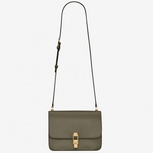 Contrefaçon Sac Saint Laurent Le Carré à Bandoulière en Olive