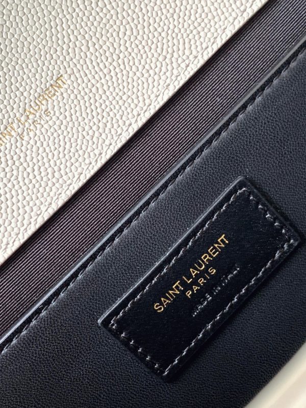 Contrefaçon Sac Saint Laurent Envelope Medium en Blanc – Image 5