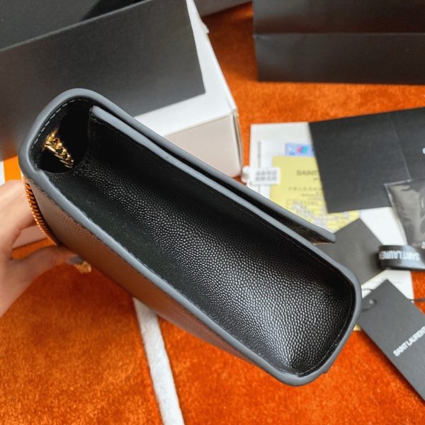 Sac Saint Laurent Kate Medium à Frange en Noir – Image 8