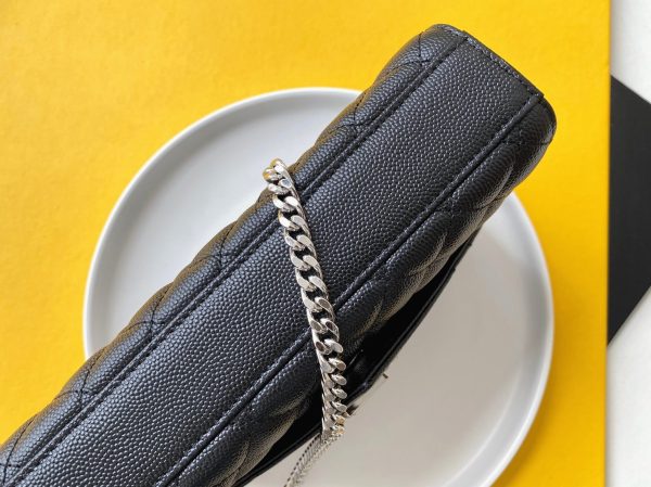 Contrefaçon Sac Saint Laurent Envelope Small en Noir – Image 5