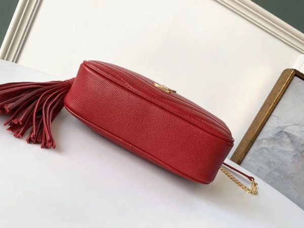 Réplique Sac Saint Laurent Lou Mini en Rouge – Image 7