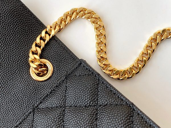 Contrefaçon Sac Saint Laurent Envelope Small en Noir – Image 9