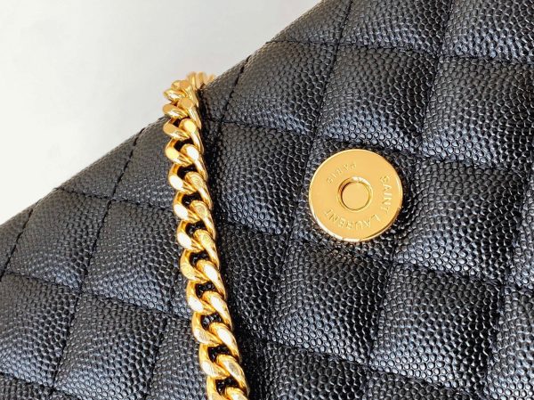 Contrefaçon Sac Saint Laurent Envelope Small en Noir – Image 6