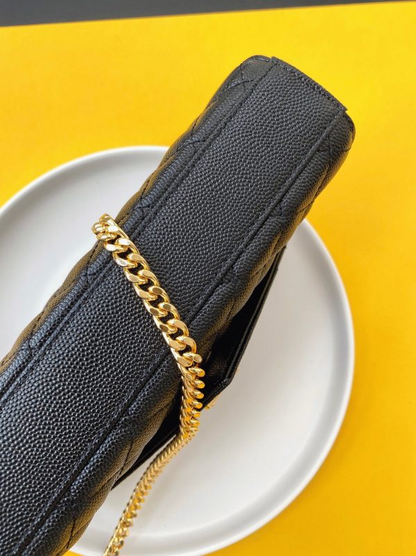 Contrefaçon Sac Saint Laurent Envelope Small en Noir – Image 2