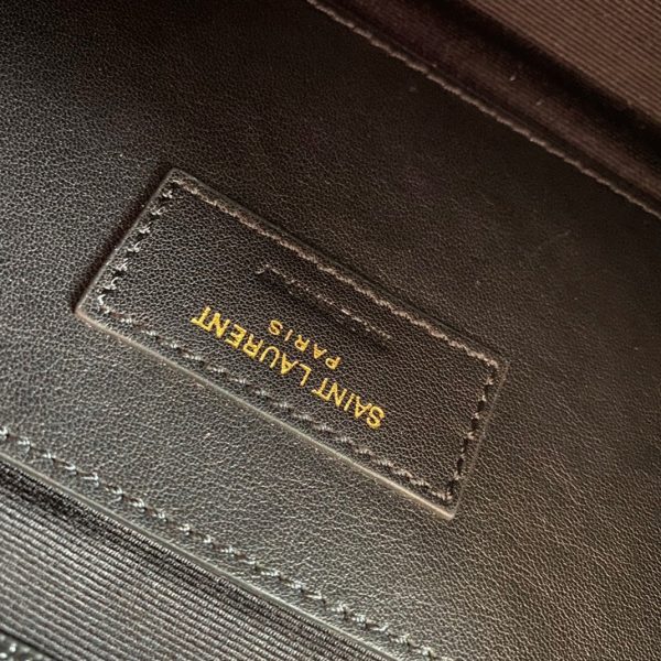 Sac Saint Laurent Kate Medium à Frange en Noir – Image 3