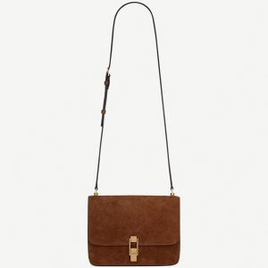Contrefaçon Sac Saint Laurent Le Carré à Bandoulière en Marron