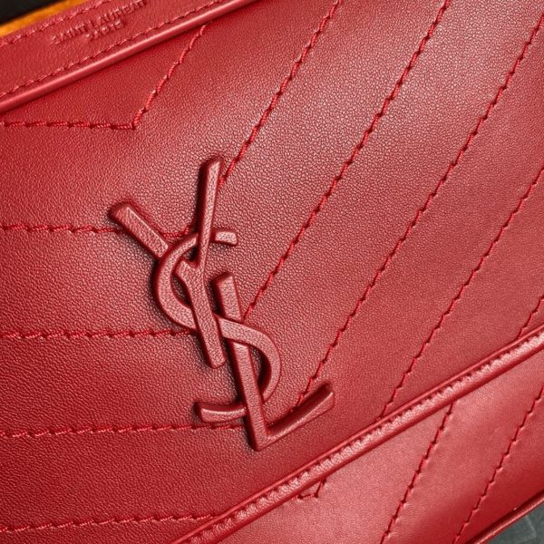 Contrefaçon Sac Saint Laurent Niki Medium à Chaîne en Rouge – Image 3
