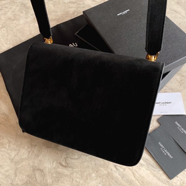 Réplique Sac Saint Laurent Le Carré à Bandoulière en Noir – Image 9