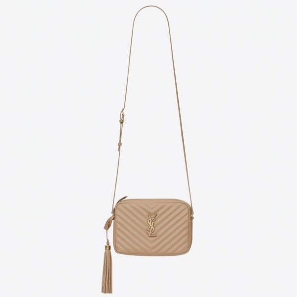 Réplique Sac Saint Laurent Lou Camera en Beige