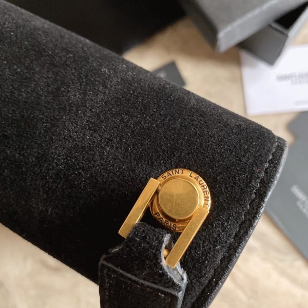 Réplique Sac Saint Laurent Le Carré à Bandoulière en Noir – Image 3