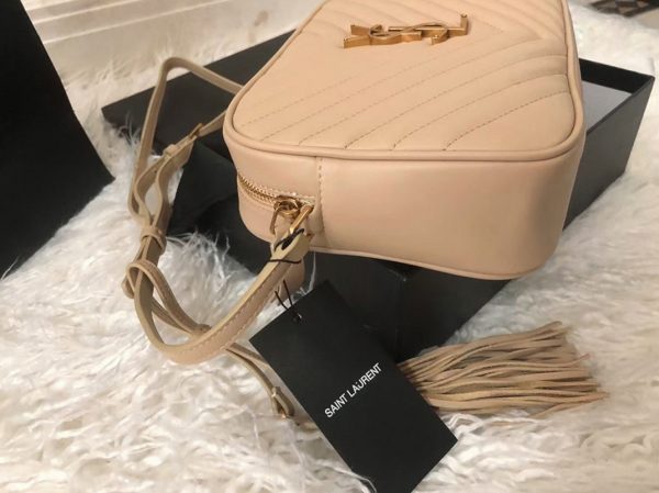 Réplique Sac Saint Laurent Lou Camera en Beige – Image 2