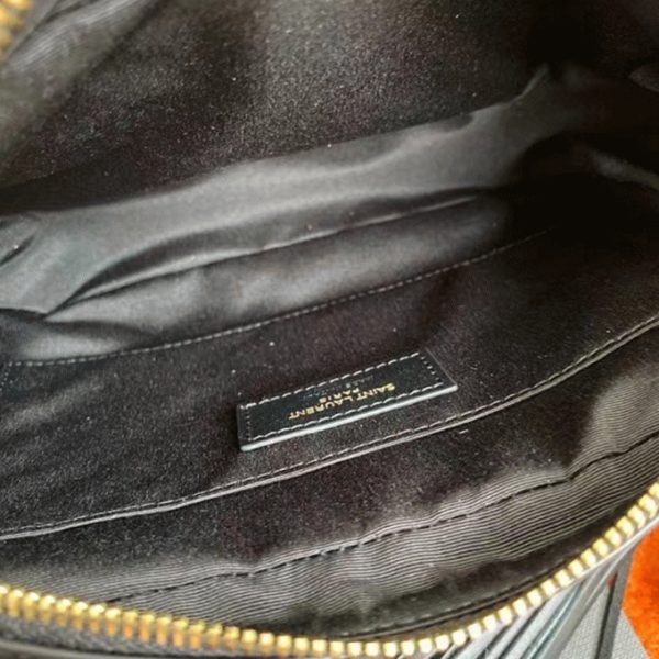 Fausse Sacoche Saint Laurent Lou Camera en Noir – Image 10