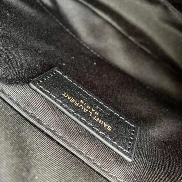Fausse Sacoche Saint Laurent Lou Camera en Noir – Image 8