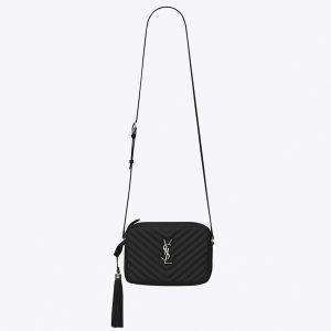 Contrefaçon Sac Saint Laurent Lou Camera en Noir