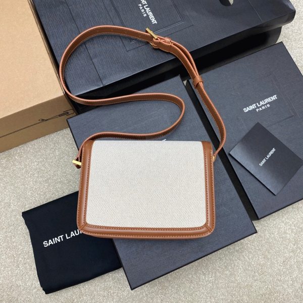 Sac Saint Laurent Solferino Small en Toile – Image 4
