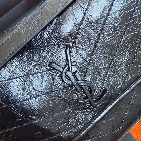 Contrefaçon Sac Saint Laurent Niki Medium à Chaîne en Noir – Image 3