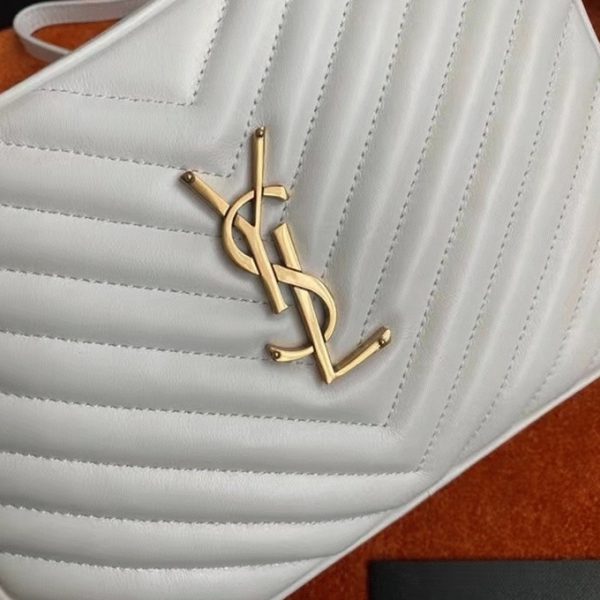 Réplique Sac Saint Laurent Lou Camera en Blanc – Image 5