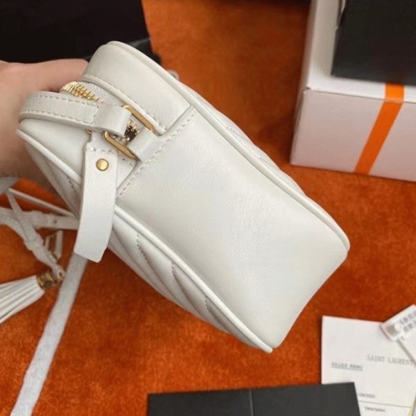 Réplique Sac Saint Laurent Lou Camera en Blanc – Image 2