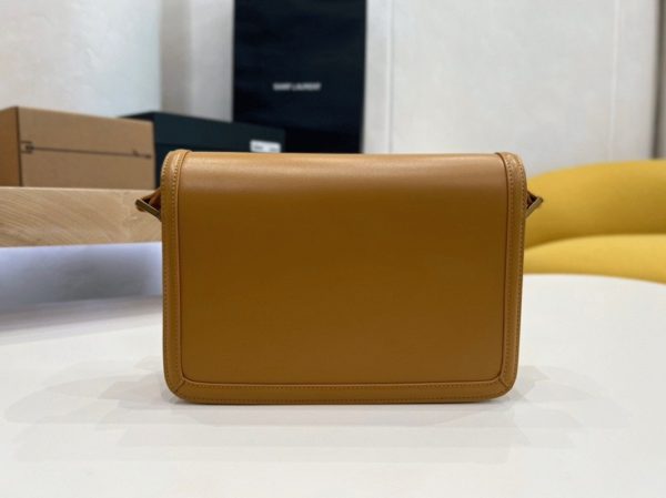 Sac Saint Laurent Solferino Medium en Cuir de Veau Camel – Image 8