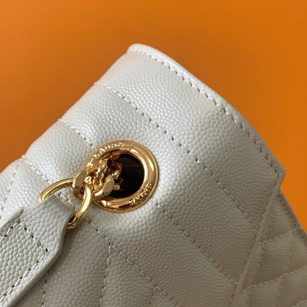 Réplique Sac Saint Laurent Envelope Large en Blanc – Image 10