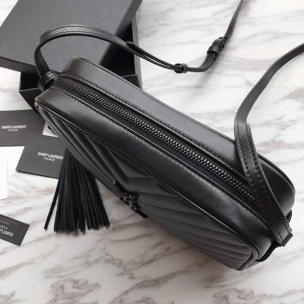 Imitation Sac Saint Laurent Lou Camera en Noir – Image 6