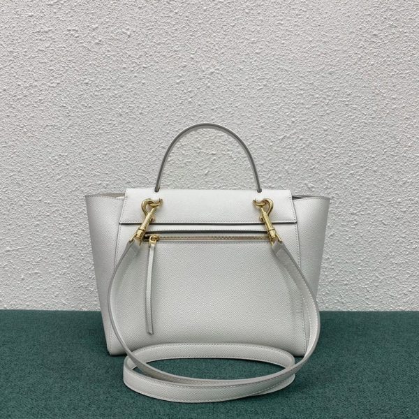 Réplique Celine Micro Belt Sac en blanc – Image 11