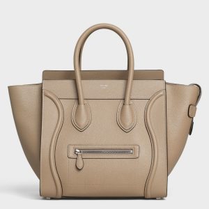 Réplique Celine Mini Luggage Fourre-tout Sac en dune