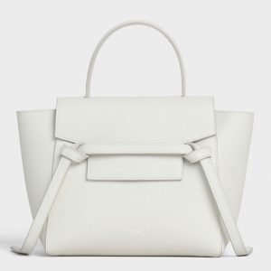 Réplique Celine Micro Belt Sac en blanc