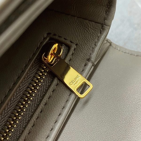 Réplique Celine Triomphe Adolescent Sac en gris – Image 12