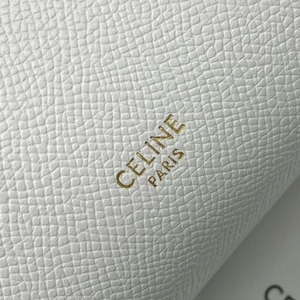 Réplique Celine Micro Belt Sac en blanc – Image 8