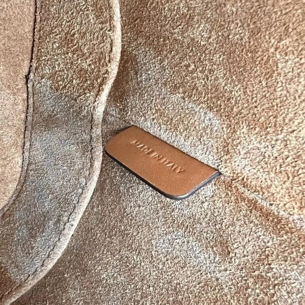 Faux Celine Petit Bucket Cuir Triomphe en marron cuir de veau – Image 6