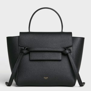Réplique Celine Belt Nano Sac en noir