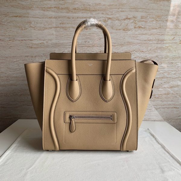 Réplique Celine Mini Luggage Fourre-tout Sac en dune – Image 5
