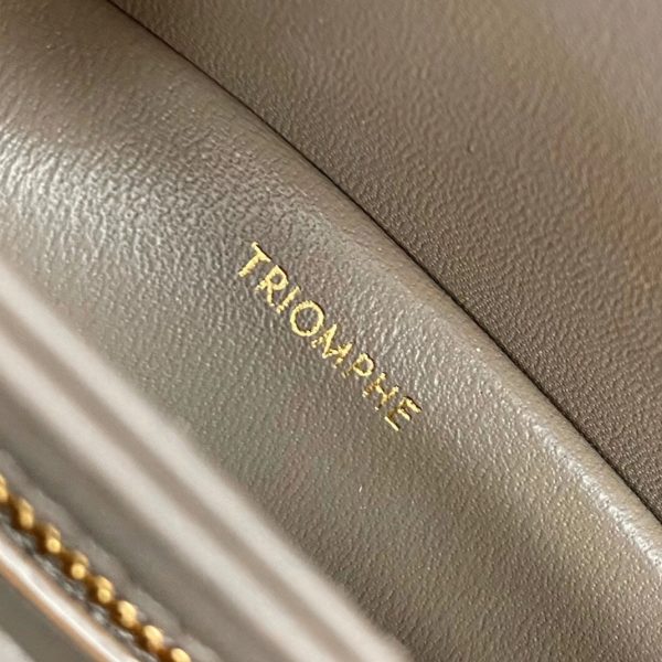 Réplique Celine Triomphe Adolescent Sac en gris – Image 9