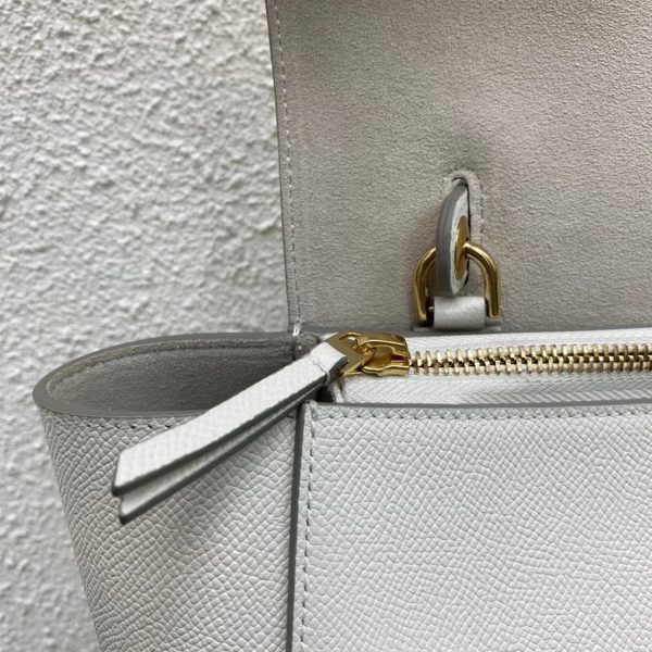 Réplique Celine Micro Belt Sac en blanc – Image 5