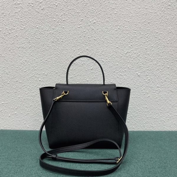 Réplique Celine Belt Nano Sac en noir – Image 3