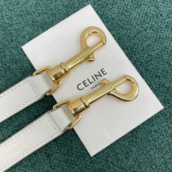 Réplique Celine Micro Belt Sac en blanc – Image 3