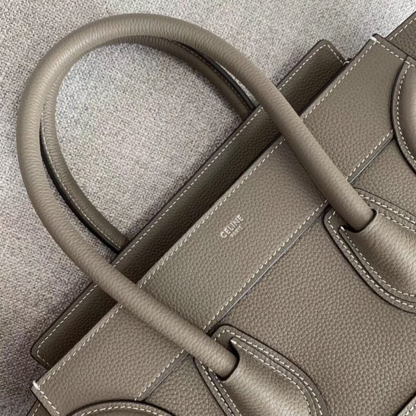 Contrefaçon Celine Micro Luggage Fourre-tout Sac en souris – Image 6