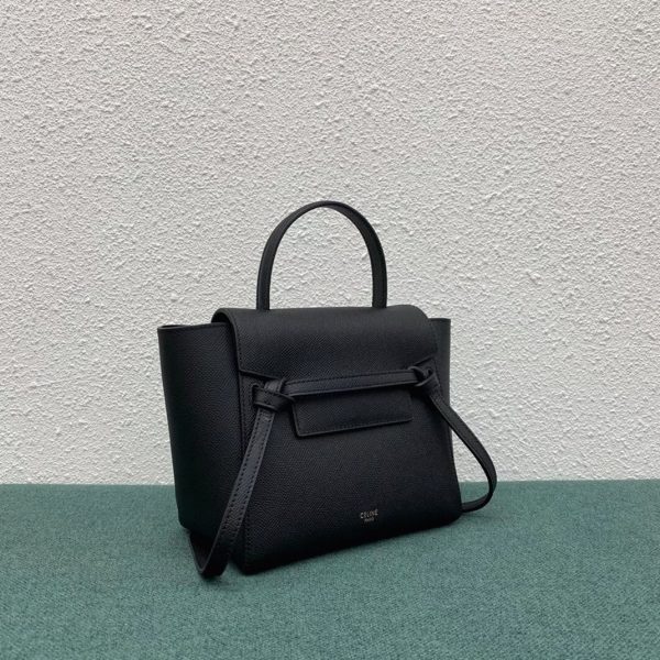 Réplique Celine Belt Nano Sac en noir – Image 2